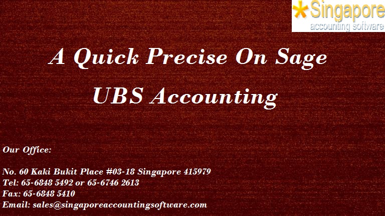 A quick precise on Sage UBS Accounting 768 x 432
